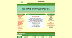 Desktop Screenshot of matthewmanpractice.co.uk